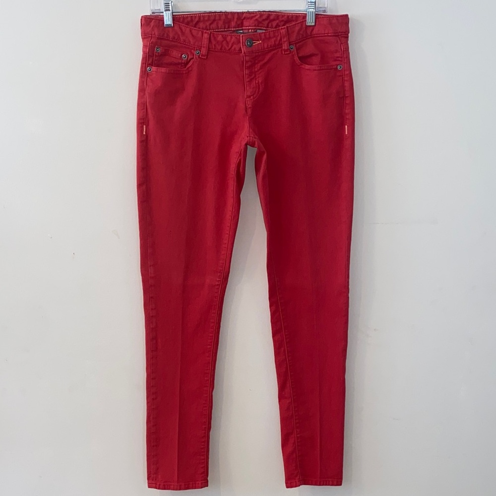 The North Face Women's Red Skinny Jeans Size 10